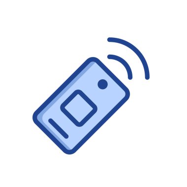 Uzaktan denetim simgesi vektör tasarımı illüstrasyonu