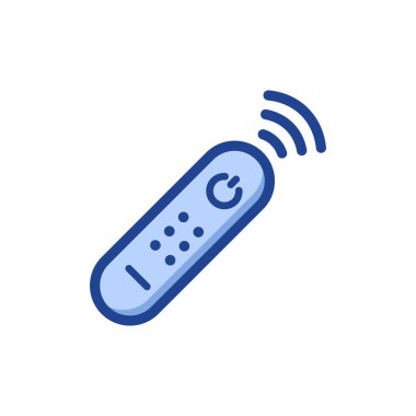 Uzaktan denetim simgesi vektör tasarımı illüstrasyonu