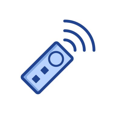 Uzaktan denetim simgesi vektör tasarımı illüstrasyonu