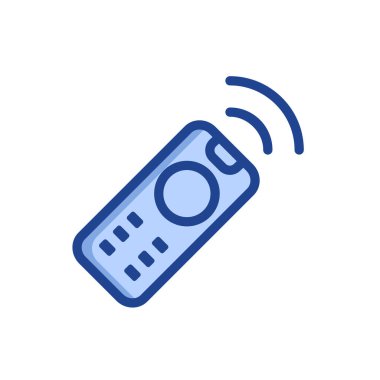 Uzaktan denetim simgesi vektör tasarımı illüstrasyonu