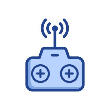 Oyun denetleyici simgesi vektör tasarım çizimi