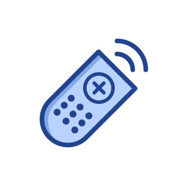 Uzaktan denetim simgesi vektör tasarımı illüstrasyonu