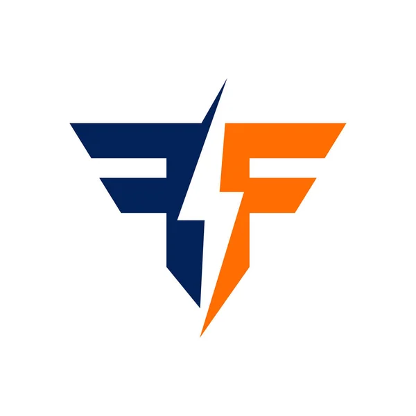 FF GYM logo vektör tasarımı illüstrasyonu
