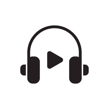 video akışı simgesi vektör tasarımı illüstrasyonu