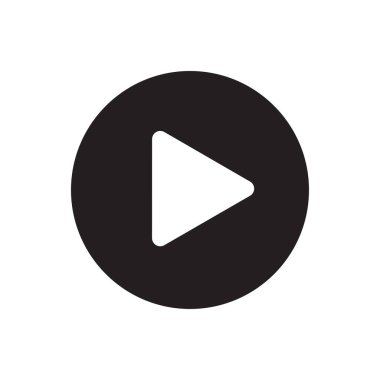 video akışı simgesi vektör tasarımı illüstrasyonu