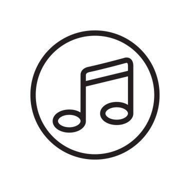 Ses akışı simgesi vektör tasarımı illüstrasyonu