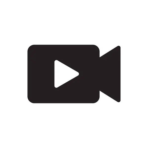 video akışı simgesi vektör tasarımı illüstrasyonu