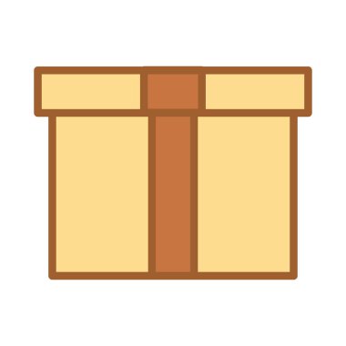 Hediye kutusu sürpriz simgesi vektör tasarımı illüstrasyonu