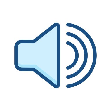 hoparlör ikonu vektör hacim sembolü çizimi