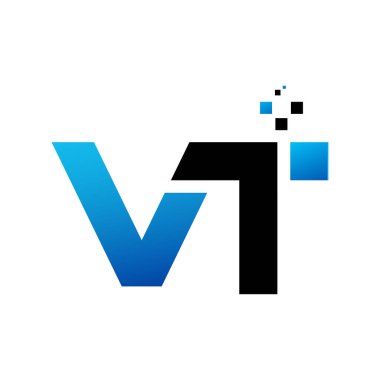 vt logo teknik monogram tasarım illüstrasyonuName