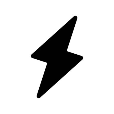 Enerji simgesi vektör tasarımı çizimi