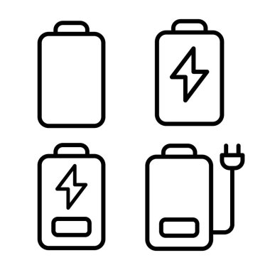 Batarya Simgesi vektör enerji sembolü