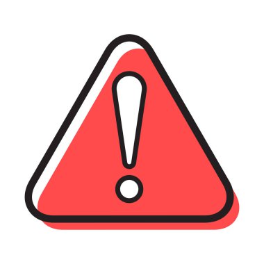 ünlem simgesi vektör tasarımı çizimi