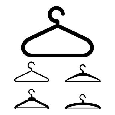 Askı simgesi vektör tasarımı çizimi