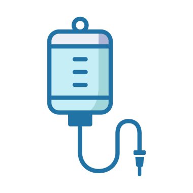 infüzyon ikonu grafik vektör çizimi