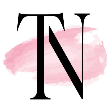 Soyut Suluboya TN Paraf Logosu