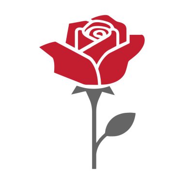 Çiçek açan kırmızı yapraklı gül çiçeği. Çiçek, düğün buketi ve sevgililer günü kartı için.