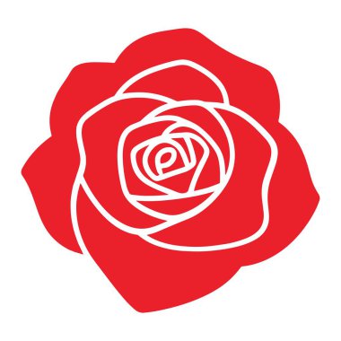 Çiçek açan kırmızı yapraklı gül çiçeği. Çiçek, düğün buketi ve sevgililer günü kartı için.