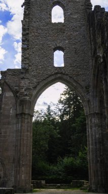 Kara Orman 'daki eski harabe manastır