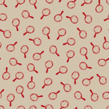 Vektör bej karalama tavası büyüteç dağınık polka noktaları pürüzsüz arkaplan. Kumaş ve duvar kağıdı projeleri için mükemmel. Yüzey deseni tasarımı.