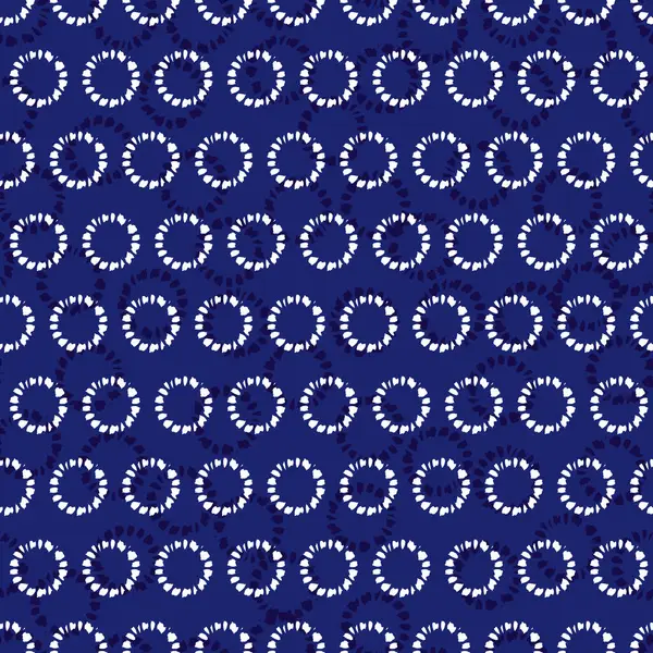 Vektör mavi shibori basit polka nokta 06 pürüzsüz desen. Tekstil, hediye paketi ve duvar kağıdı için uygun. Yüzey deseni tasarımı.
