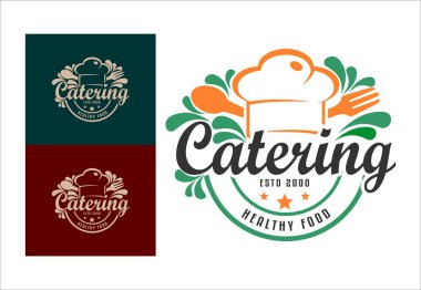 Kaligrafi ile servis logosu şablonu