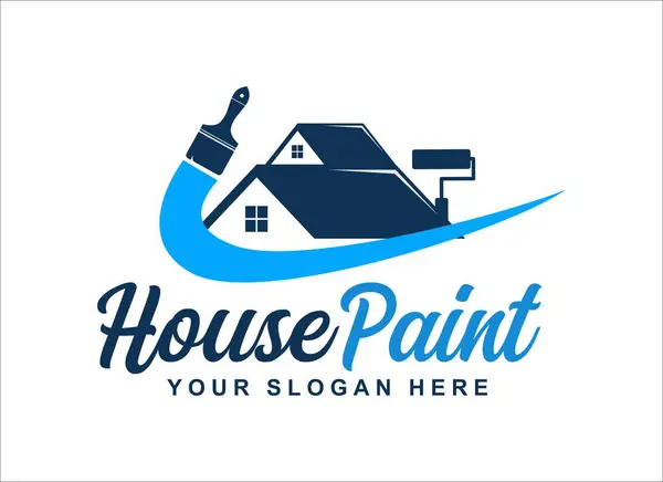 ev renginde boyama hizmeti logosu vektör silueti çizim şablonu iş logosu tasarımı.
