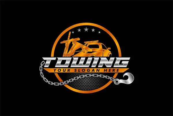 Çekici logosu şablonu Crane Servisi