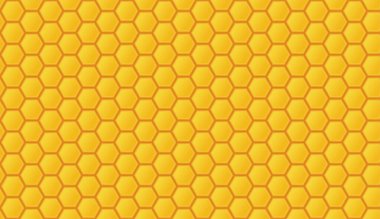 bal altın bal peteği arkaplan dokusu pürüzsüz sarı desenli vektör altıgen mozaik geometrik çizim.