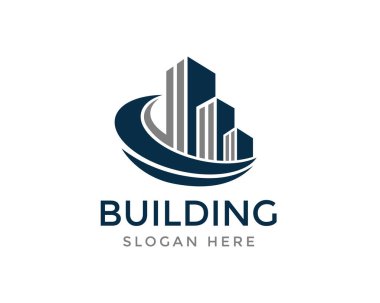 Logo oluşturan logo şehri logosu logo inşa eden proses logosu