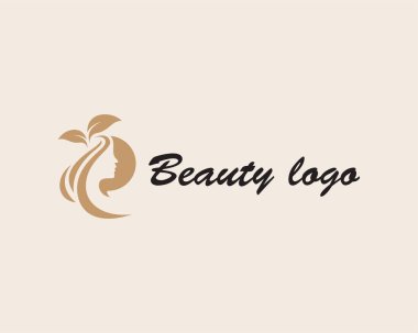 Güzellik logosu yaratıcı kuaför salonu logosu tasarımı konsepti