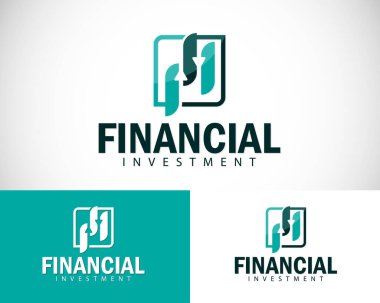 finansal logo yaratıcı tasarım kavramı pazar büyümesi iş sembolü ok yatırımı