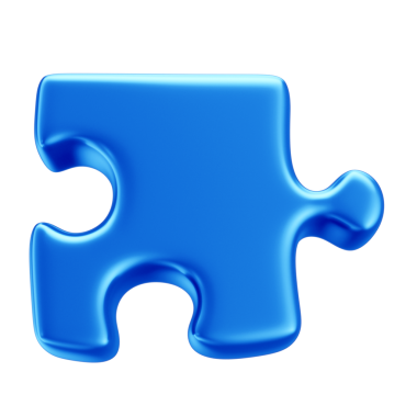 3B Mavi Bulmaca Parçası Otizm Bilinci Kampanyası Şeffaf Arkaplan