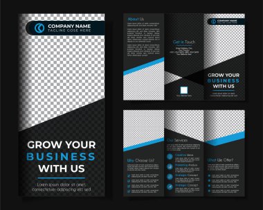 Profesyonel ve Yaratıcı İşletme Üç Katlı Broşür