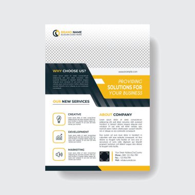 Profesyonel ve Crative Corporate Business Flyer Şablonu
