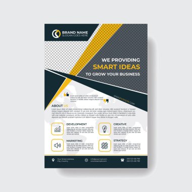 Profesyonel ve Crative Corporate Business Flyer Şablonu