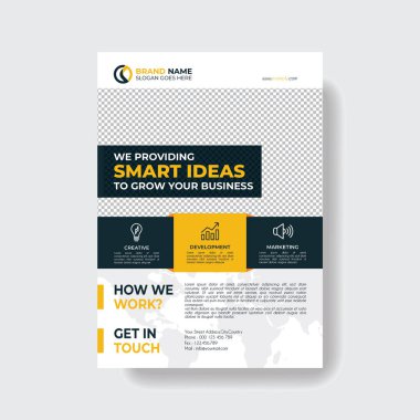 Profesyonel ve Crative Corporate Business Flyer Şablonu