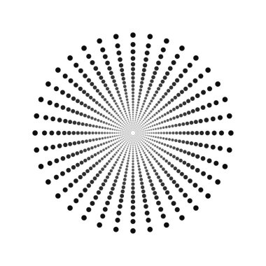 Yarım tonluk dairesel noktalı çerçeveler ayarlandı. Beyaz arka planda izole edilmiş daire noktaları. Tıbbi, tedavi ve kozmetik için logo tasarımı. Yarım tonluk daire dokusunu kullanarak sınırın etrafından dolaş. Vektör