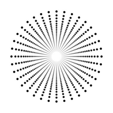Yarım tonluk dairesel noktalı çerçeveler ayarlandı. Beyaz arka planda izole edilmiş daire noktaları. Tıbbi, tedavi ve kozmetik için logo tasarımı. Yarım tonluk daire dokusunu kullanarak sınırın etrafından dolaş. Vektör