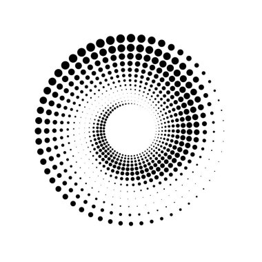 Çember Yarıton Vektör Sanatı