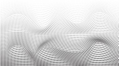 Yarı tonda solmuş eğim dokusu. Grunge yarım ton arkaplan. Beyaz ve siyah kum gürültüsü duvar kağıdı.