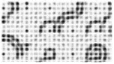 Creative texture halftone vector template. clipart