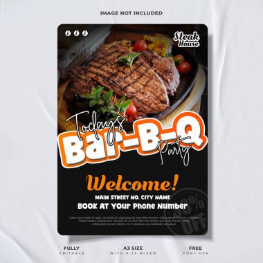 Grill Vibes Only  Steakhouse Promo Design