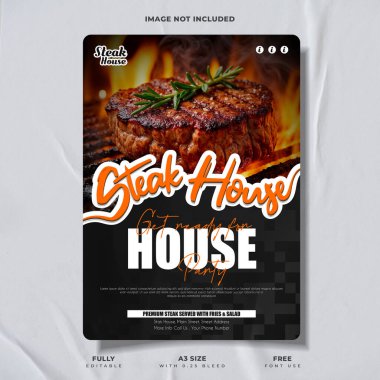 Grill Vibes Only  Steakhouse Promo Design