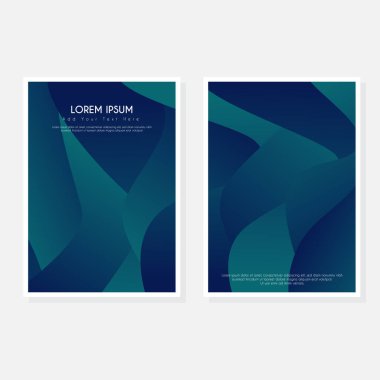 Yaratıcı modern kapak sayfası tasarımı