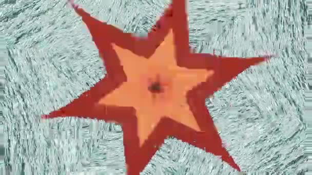 ジオメトリックパターンによる抽象モーションKaleidoscope カレイドコピックモーションデザイン — ストック動画