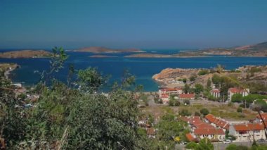 Yukarıdan Deniz Burnu ve Adaların Görünümü