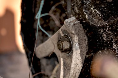 Yanan Motorsikletten Kalan Yanık Parçalar