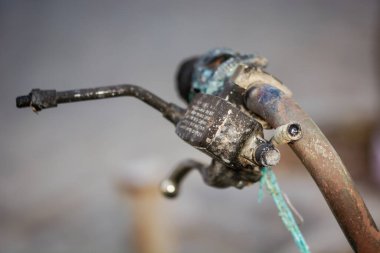 Yanan Motorsikletten Kalan Yanık Parçalar