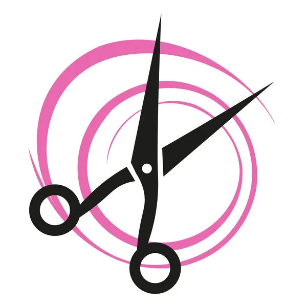 Arkaplan şekilli makas vektörü